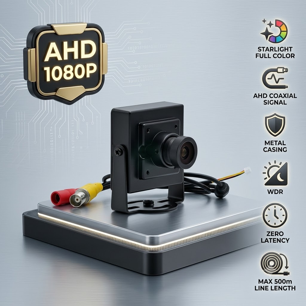 Home Security Camera Installation - كاميرا مراقبة صغيرة معدنية بدقة 1080