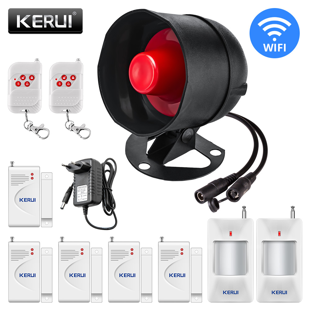 Home Security Zones - KERUI Tuya Smart WIFI Wireless Security
