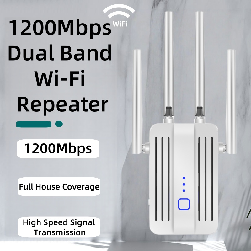 Home Security And Internet - واي فاي مكرر موسع 1200Mbps 2.4G