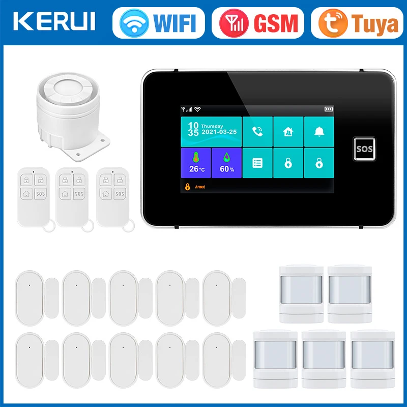 Home Security Technology - KERUI G60B WIFI GSM نظام إنذار