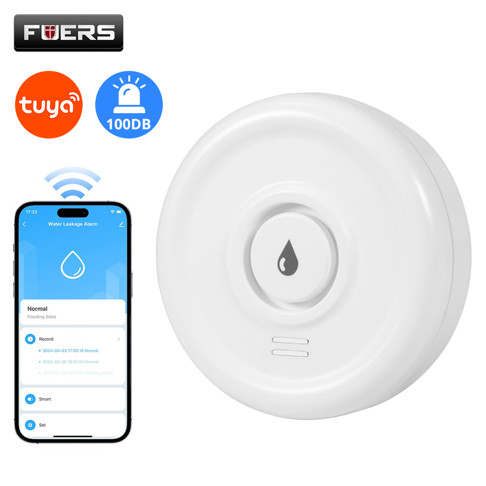 Home Security Technology - Fuers كاشف تسرب المياه إنذار المنزل