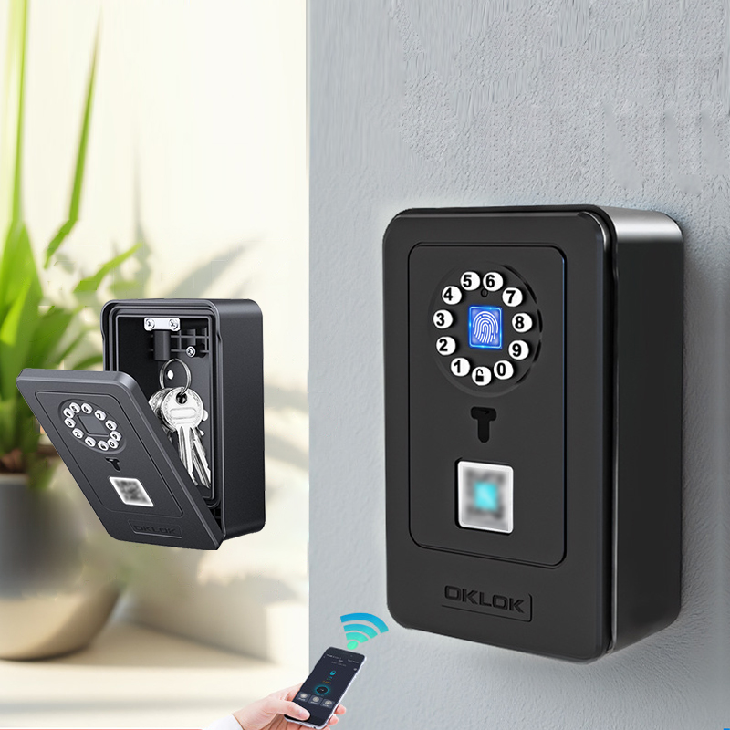 Home Security Locks - قفل ذكي بتصميم معلق، صندوق تخزين