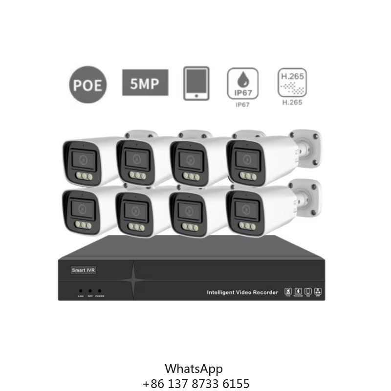 Home Security With Camera - نظام كاميرات مراقبة منزلية IP بدقة