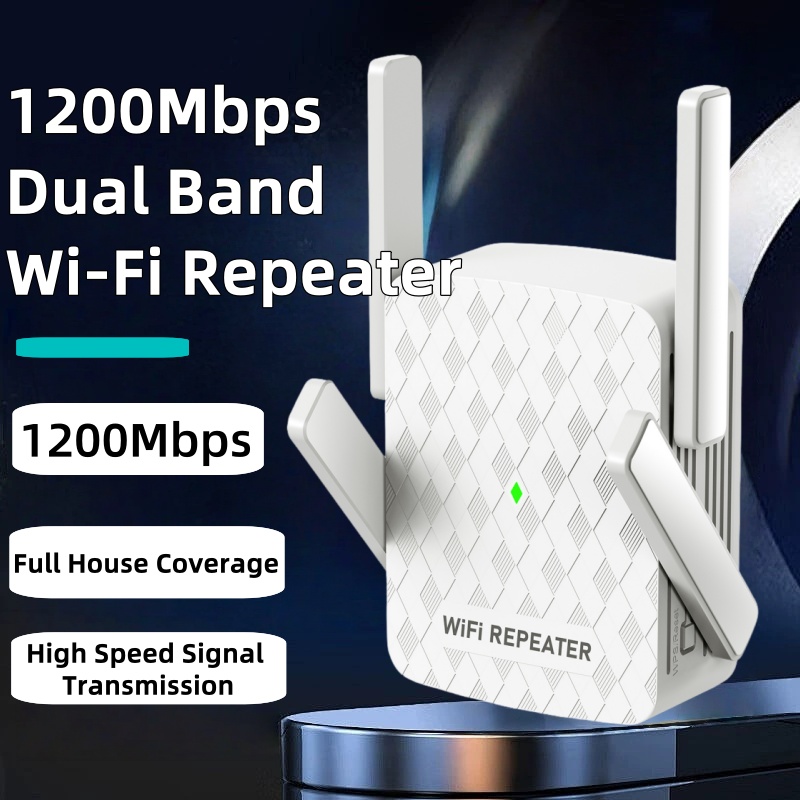 Home Security And Internet - 5Ghz واي فاي مكرر 1200Mbps راوتر