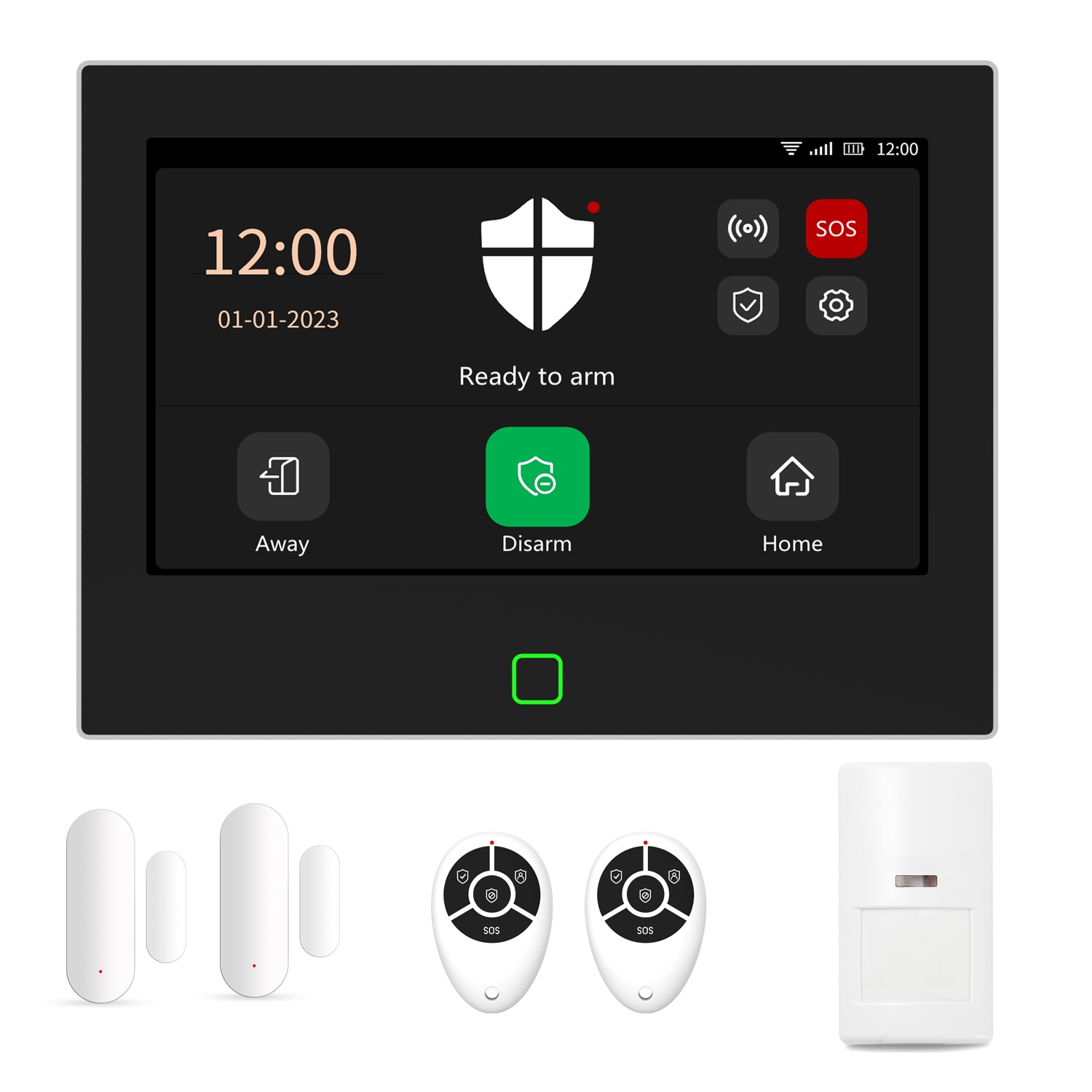 شاشة عرض 7 بوصة تعمل باللمس ال - مراجعة Home Security Zones وسعره