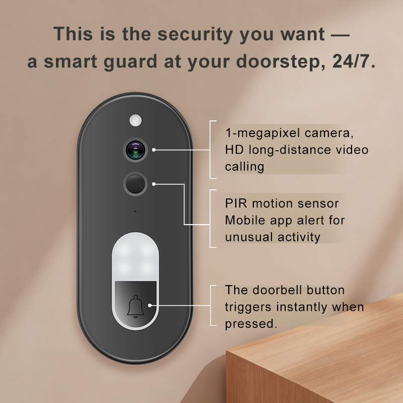 جرس باب ذكي لاسلكي واي فاي بدق - مراجعة Home Security No Wifi Needed وسعره