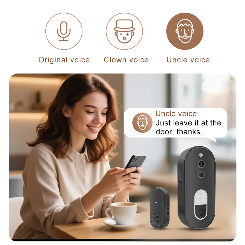 جرس باب ذكي لاسلكي واي فاي بدق - مراجعة Home Security No Wifi Needed وسعره