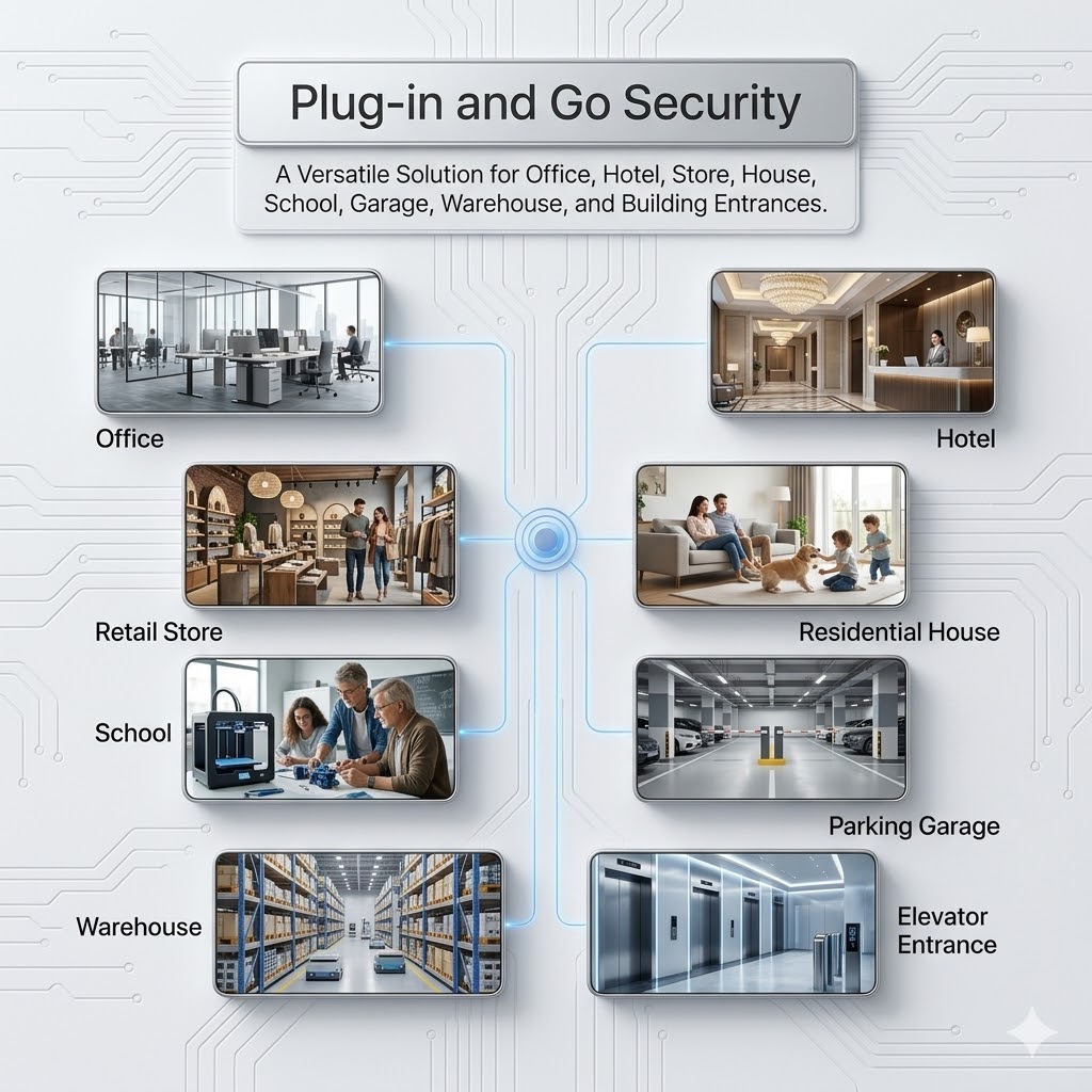 كاميرا مراقبة صغيرة معدنية بدق - مراجعة Home Security Camera Installation وسعره