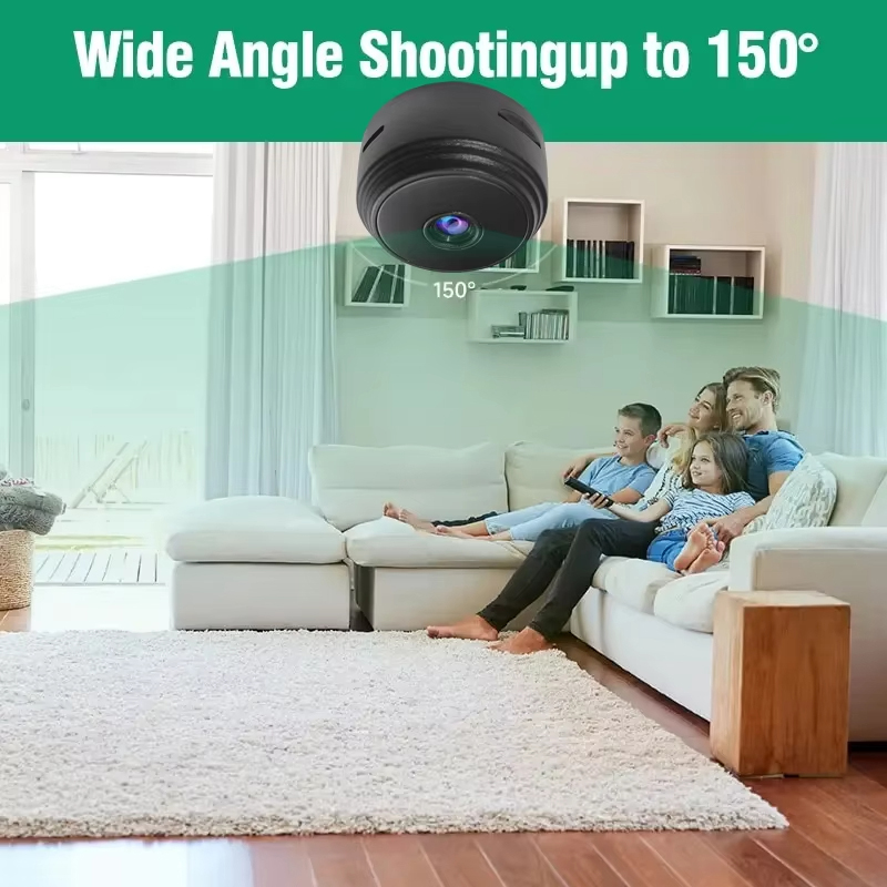 كاميرا أمان لاسلكية A9 ميني وا - مراجعة Home Security No Wifi Needed وسعره
