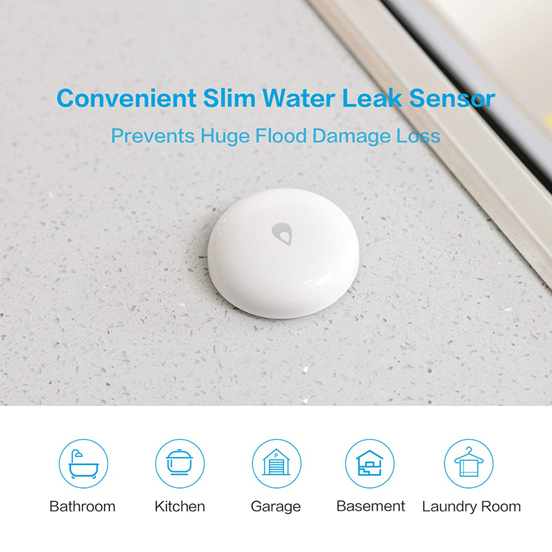 Aqara استشعار تسرب المياه زيجب - مراجعة Mi Home Security Xiaomi وسعره