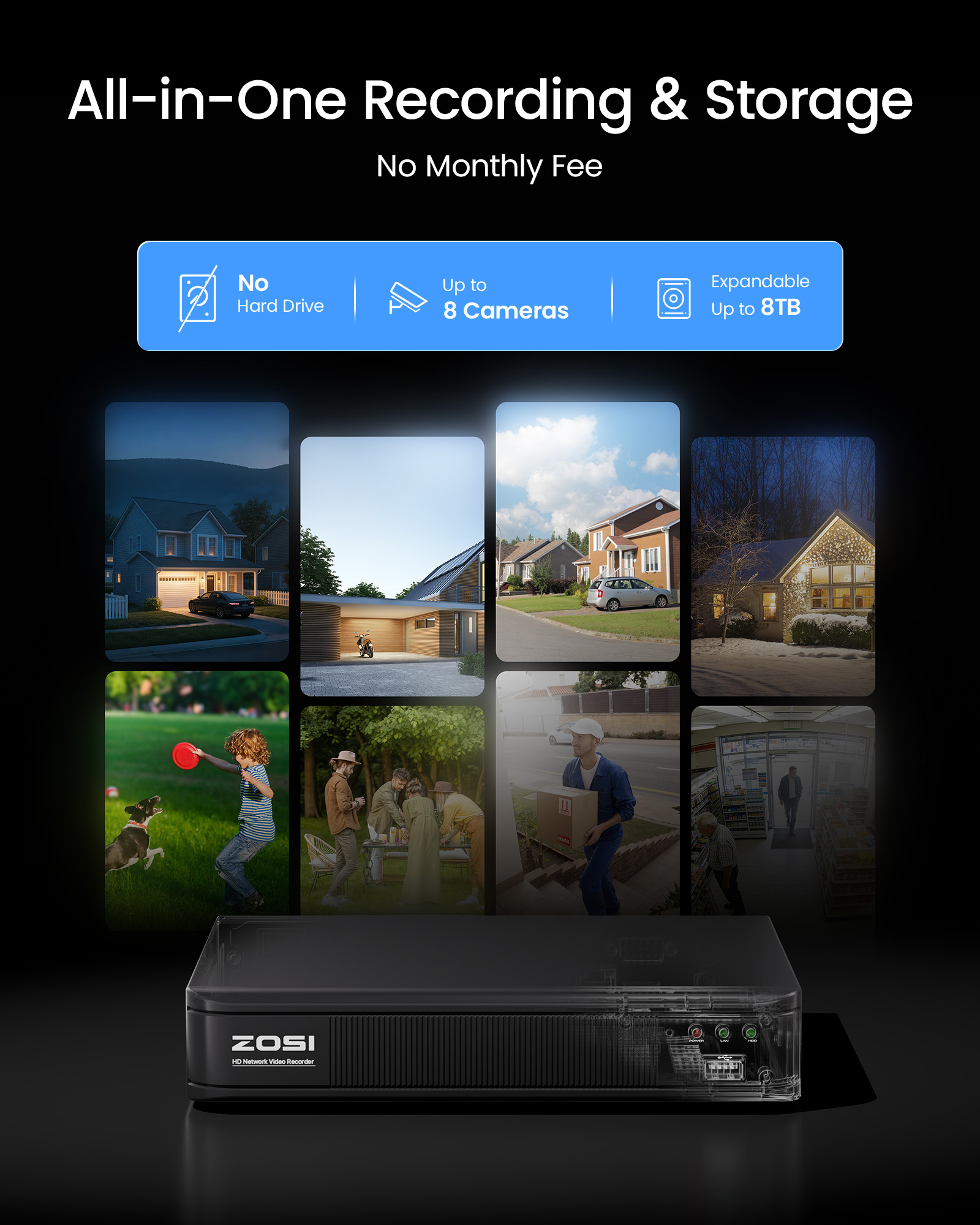 نظام كاميرات مراقبة CCTV سلكي  - مراجعة Home Security With Camera وسعره