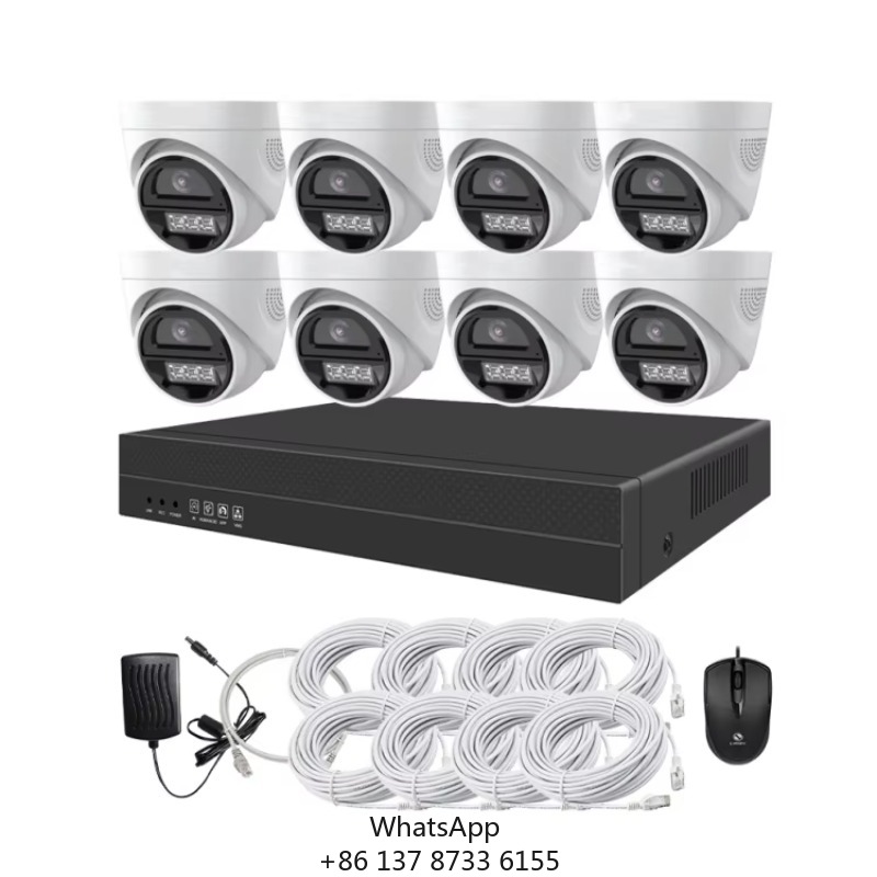 طقم كاميرات مراقبة 4 قنوات و8  - مراجعة Home Security With Camera وسعره