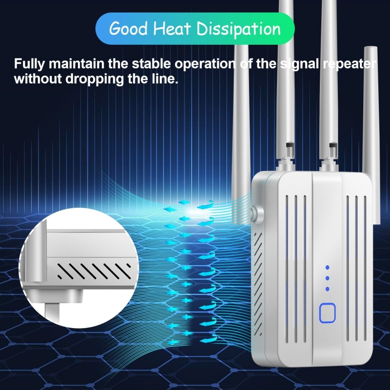 واي فاي مكرر موسع 1200Mbps 2.4 - مراجعة Home Security And Internet وسعره