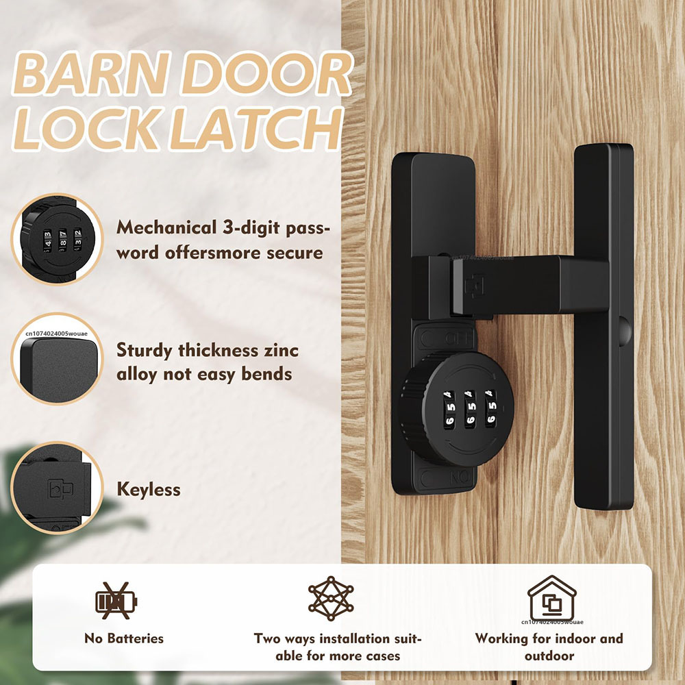 قفل باب الحظيرة الآمن مكون من  - مراجعة Home Security Locks وسعره