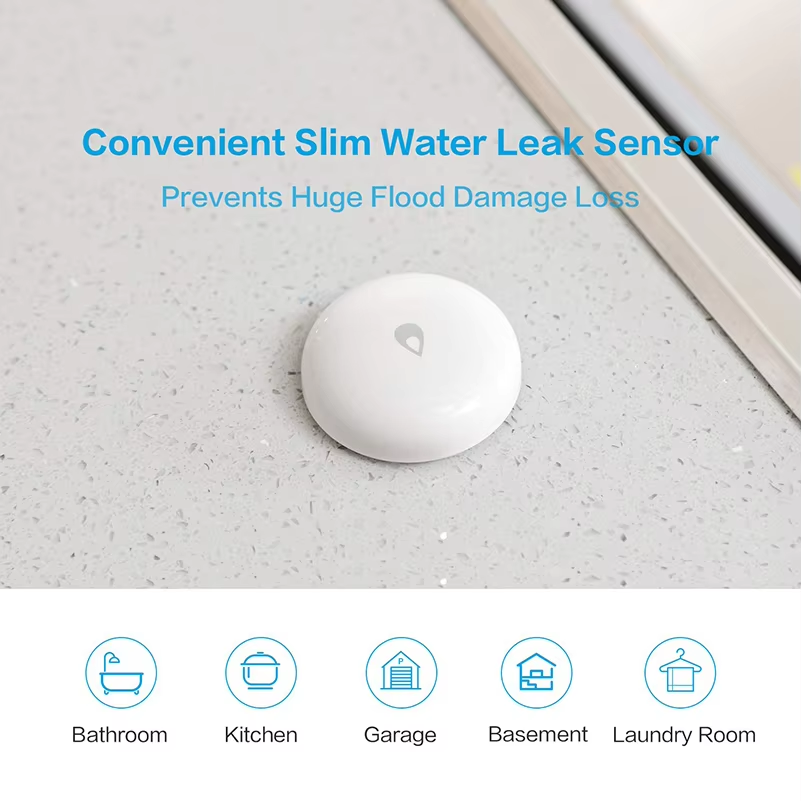 Aqara استشعار تسرب المياه زيجب - مراجعة Mi Home Security Xiaomi وسعره