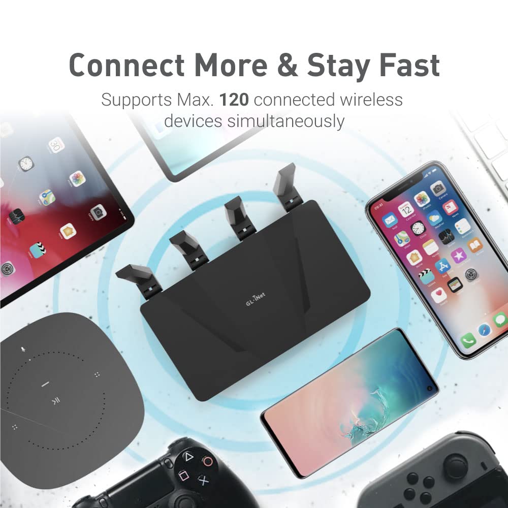جهاز راوتر GL.iNet GL-AX1800 ( - مراجعة Home Security And Internet وسعره