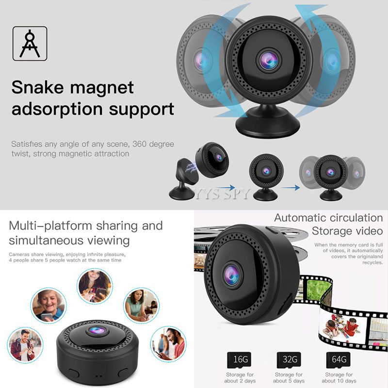 كاميرا فيديو صغيرة لاسلكية عال - مراجعة Home Security Images وسعره