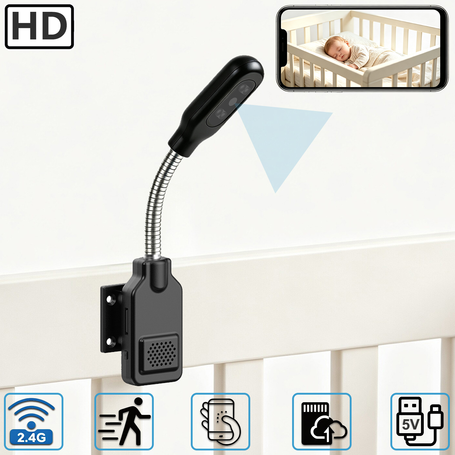 كاميرا مراقبة مرنة للأطفال وال - مراجعة Home Security Camera Installation وسعره