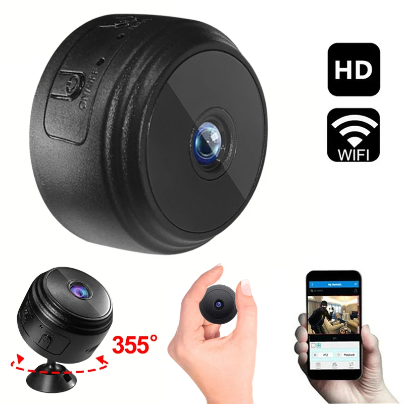 كاميرا A9 المصغرة بدقة 720P ذك - مراجعة Home Security No Wifi Needed وسعره
