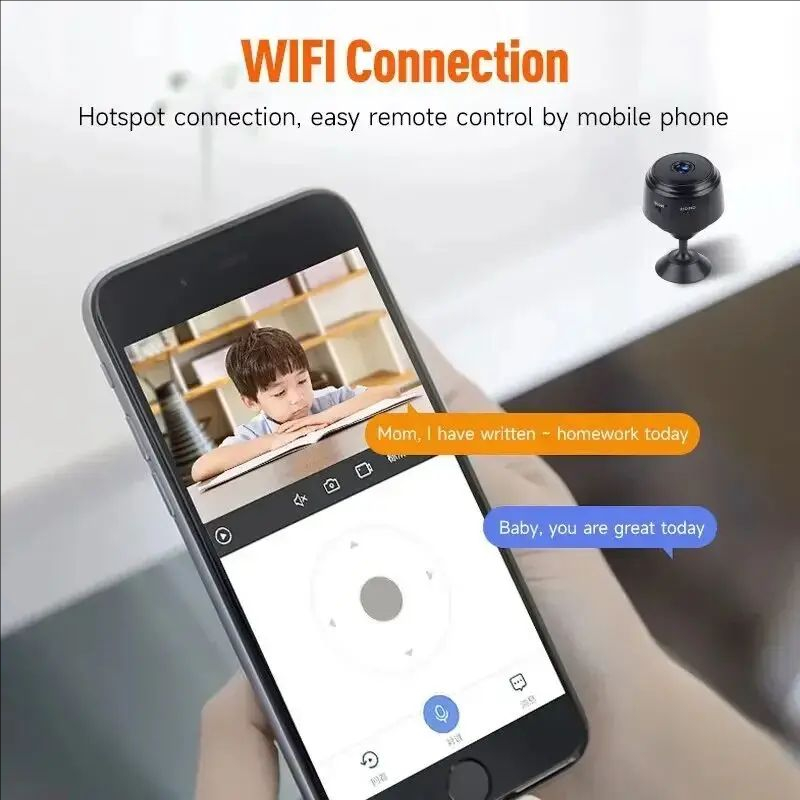 كاميرا A9 المصغرة بدقة 720P ذك - مراجعة Home Security No Wifi Needed وسعره