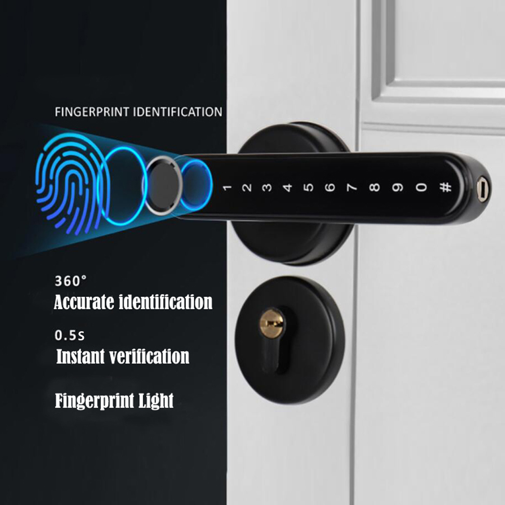 قفل بصمة الإصبع الذكي بتقنية ا - مراجعة Home Security Locks وسعره