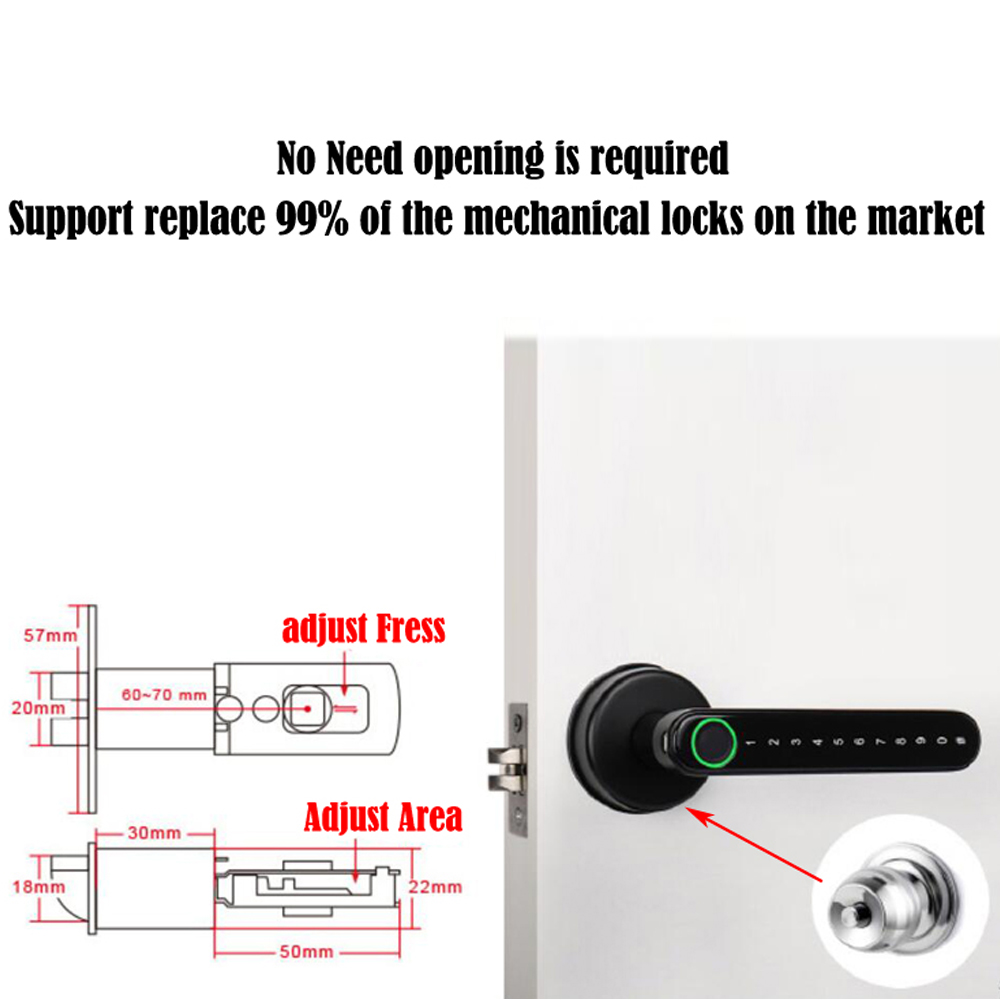 قفل بصمة الإصبع الذكي بتقنية ا - مراجعة Home Security Locks وسعره