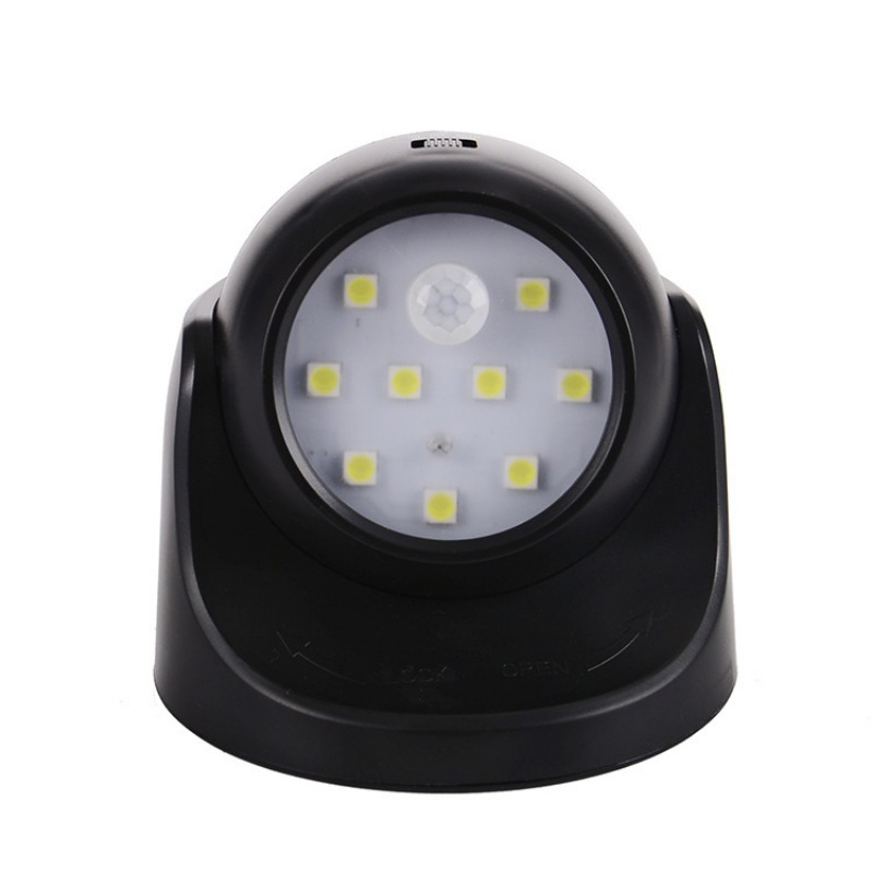 بطارية تعمل LED الأضواء PIR مح - مراجعة Home Security Lights Outdoors وسعره
