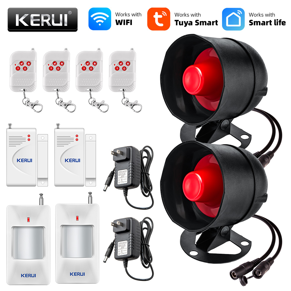 KERUI Tuya Smart WIFI نظام إنذ - مراجعة Home Security Technology وسعره