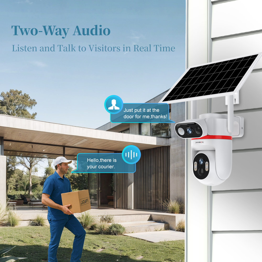 كاميرات أمنية تعمل بالطاقة الش - مراجعة Home Security Zones وسعره