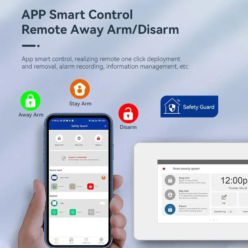 نظام أمان منزلي ذكي بشاشة لمس  - مراجعة Home Security Zones وسعره