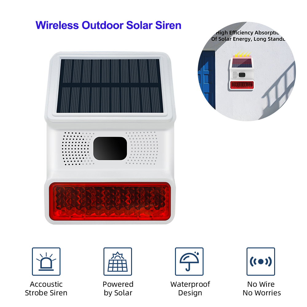 TAIBOAN 433MHZ اللاسلكية الشمس - مراجعة Home Security Lights Outdoors وسعره