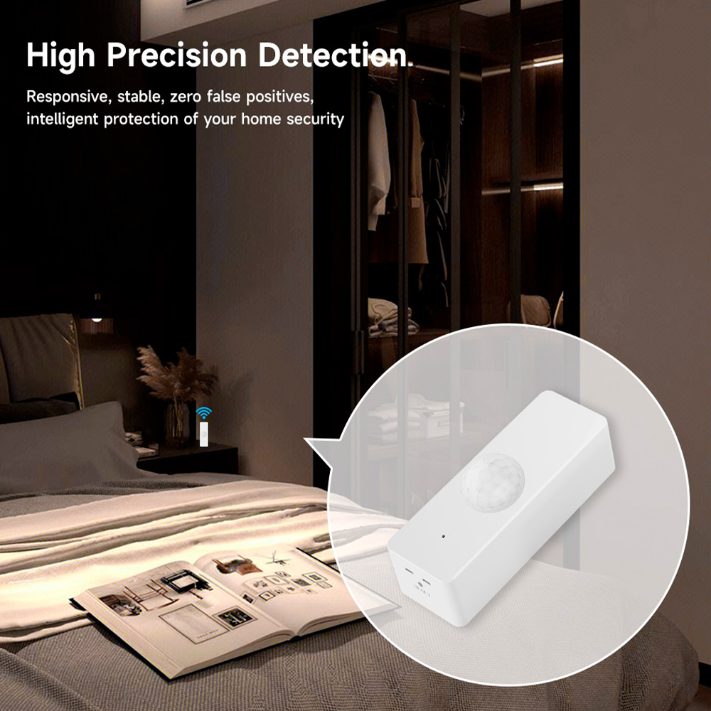 Tuya WiFi Zigbee PIR محس حركة  - مراجعة Home Security Technology وسعره