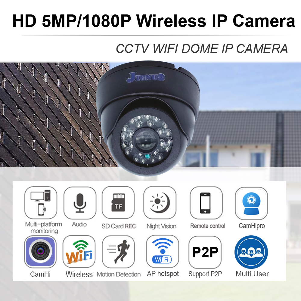 5MP 1080P واي فاي كاميرا IP قب - مراجعة Home Security No Wifi Needed وسعره
