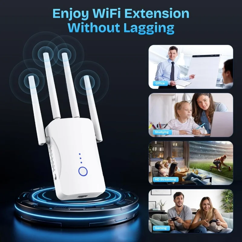مكرر واي فاي ثنائي النطاق 2.4  - مراجعة Home Security And Internet وسعره