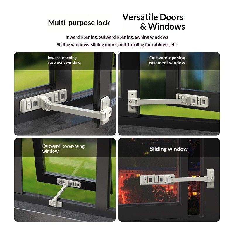 قفل أمان منزلي قابل للتعديل لل - مراجعة Home Security Locks وسعره