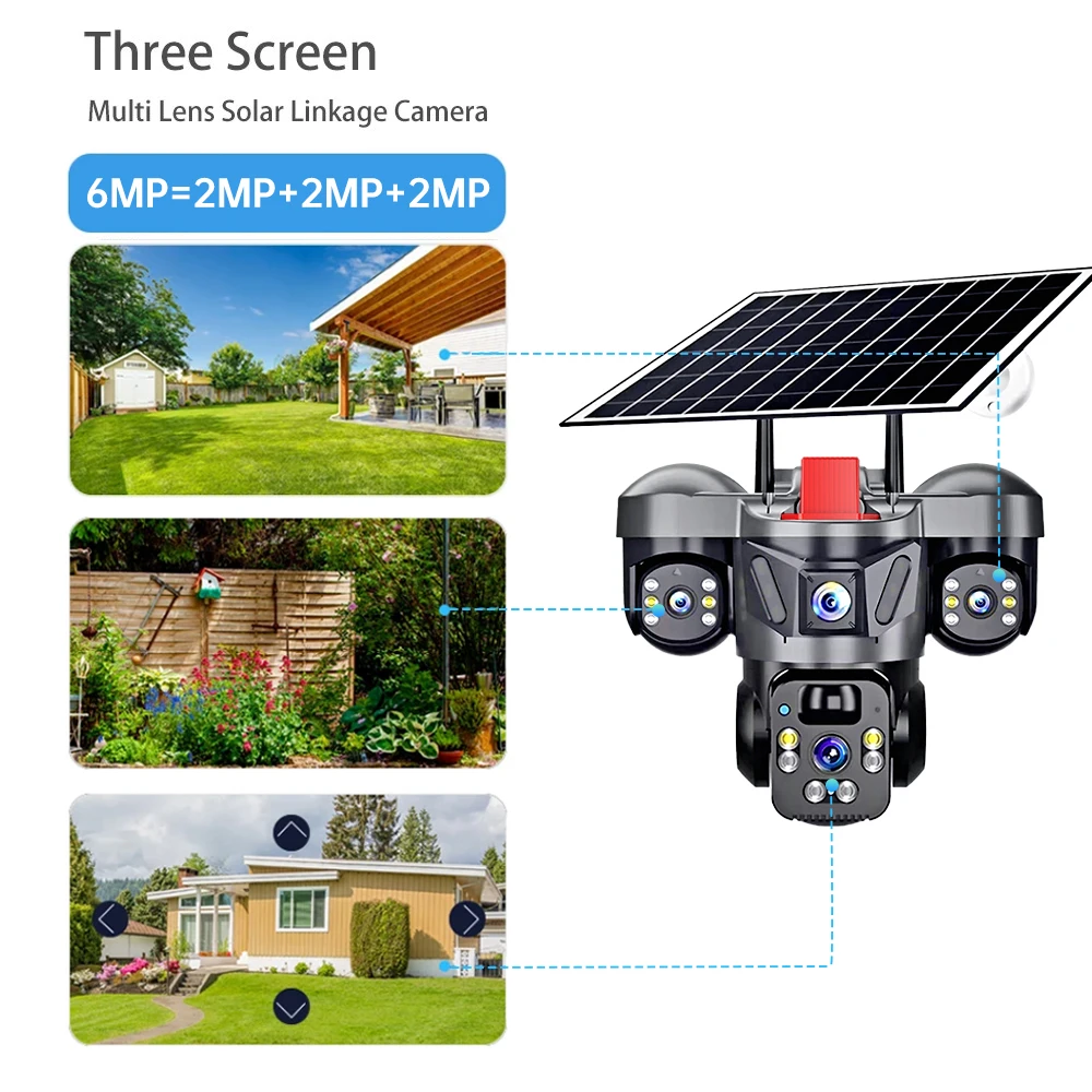 KERUI في الهواء الطلق PTZ 6MP  - مراجعة Home Security No Wifi Needed وسعره