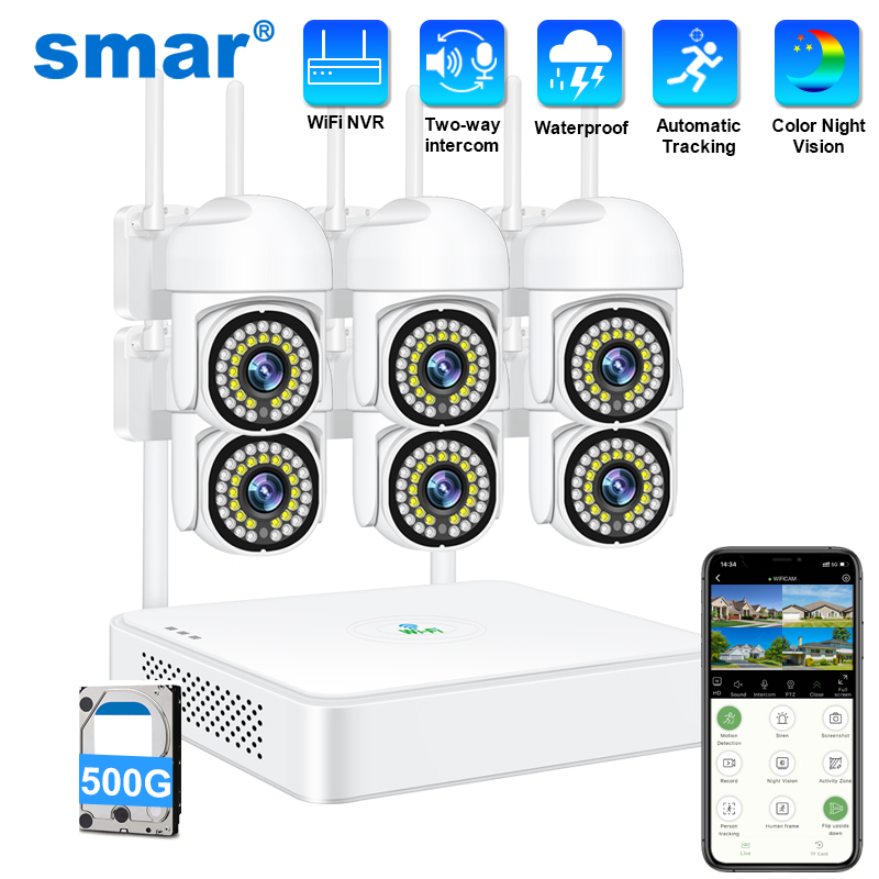 نظام كاميرا مراقبة لاسلكية سما - مراجعة Home Security No Wifi Needed وسعره