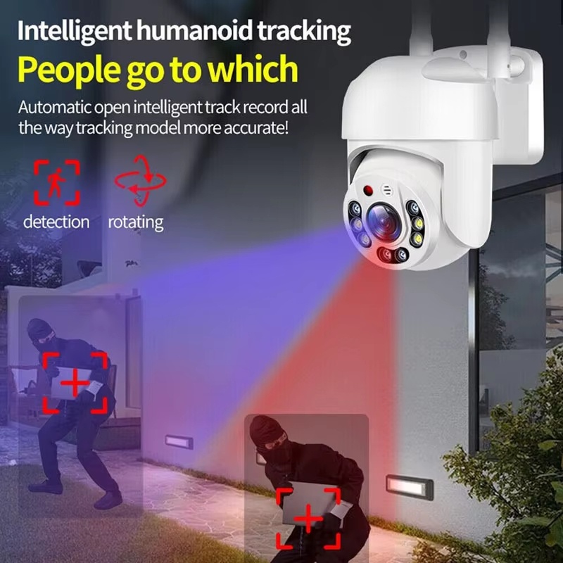 كاميرا واي فاي خارجية عالية ال - مراجعة Home Security Lights Outdoors وسعره