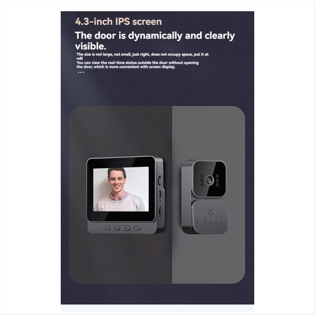 AU47-كاميرا إنتركوم فيديو ذكية - مراجعة Home Security With Camera وسعره